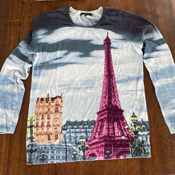 Tibi Paris Eiffel Tower Sweater (small) - Picture 3 of 6